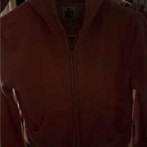 Juicy Couture Coral Zip-Up Jacket